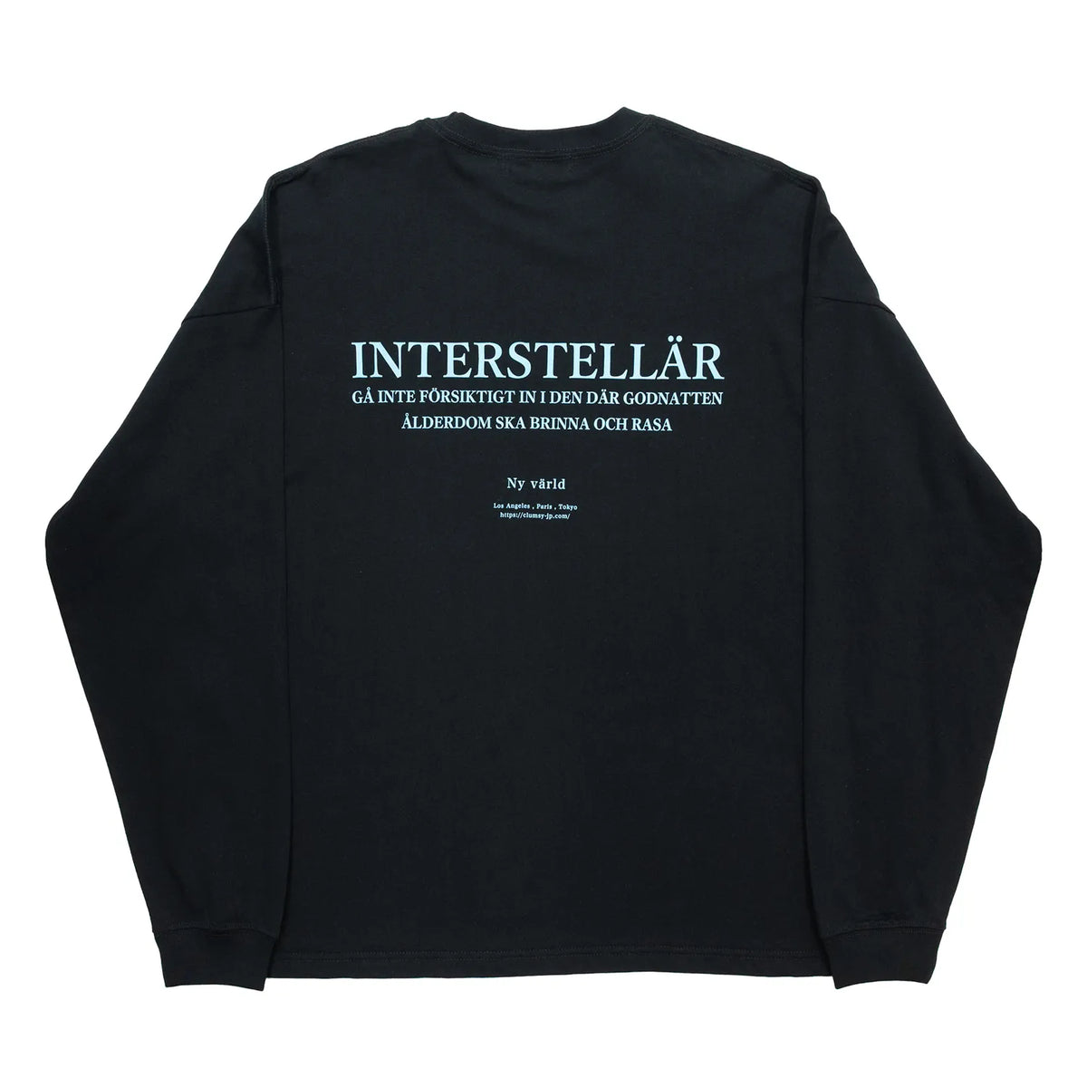 clumsy. PICTURES / INTERSTELLAR L/S TEE - BLACK
