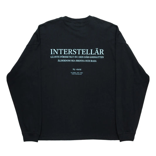 clumsy. PICTURES / INTERSTELLAR L/S TEE - BLACK