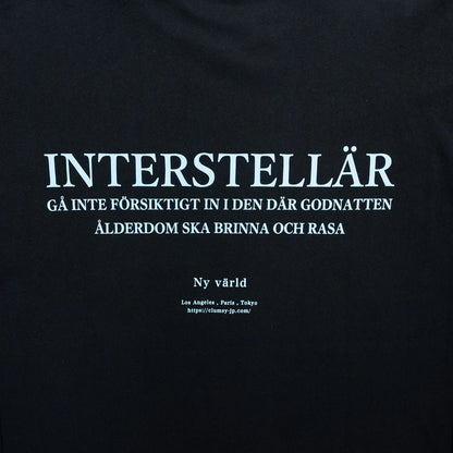 clumsy. PICTURES / INTERSTELLAR L/S TEE - BLACK