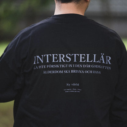 clumsy. PICTURES / INTERSTELLAR L/S TEE - BLACK