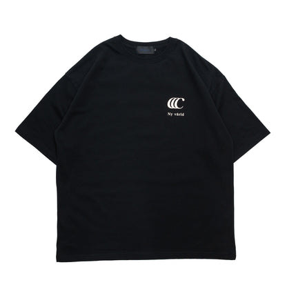clumsy. PICTURES / LIMITED CCC S/S WIDE TEE - BLACK / GLOW IN THE DARK