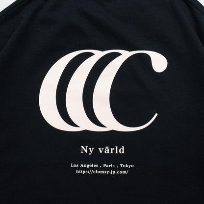 clumsy. PICTURES / LIMITED CCC S/S WIDE TEE - BLACK / GLOW IN THE DARK