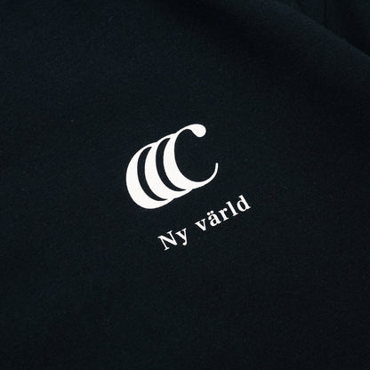 clumsy. PICTURES / LIMITED CCC S/S WIDE TEE - BLACK / GLOW IN THE DARK