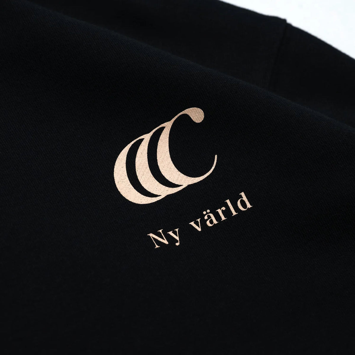 clumsy. PICTURES / LIMITED CCC HOODY (PILE LINING) - BLACK/CORAL