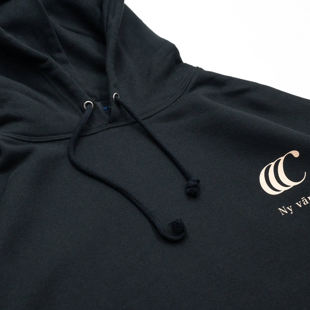 clumsy. PICTURES / LIMITED CCC HOODY (PILE LINING) - BLACK/CORAL