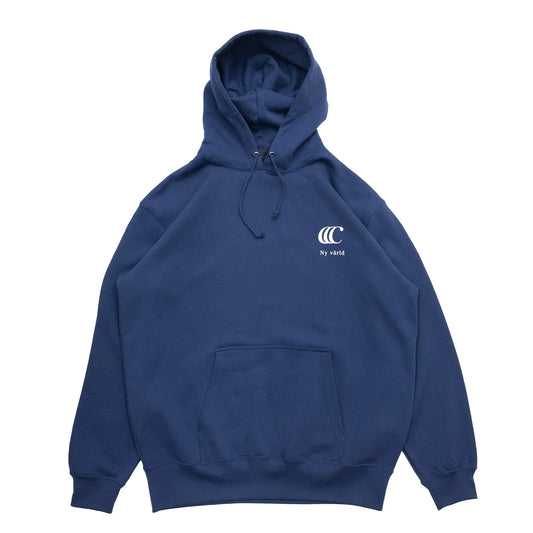 clumsy. PICTURES / LIMITED CCC HOODY（PILE LINING）- NAVY BLUE/WHITE