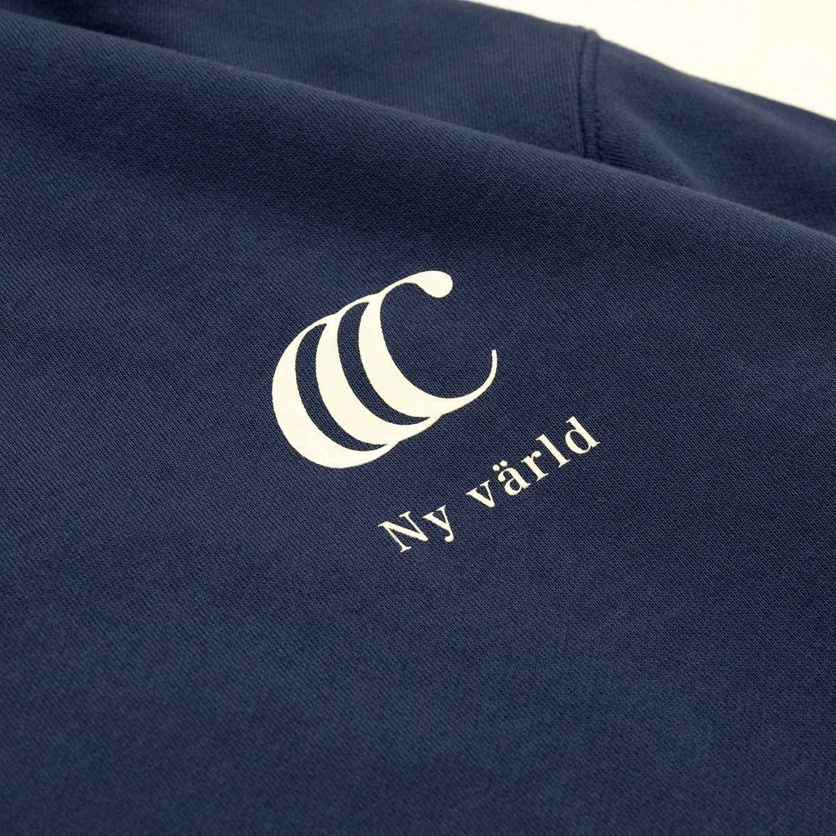 clumsy. PICTURES / LIMITED CCC HOODY（PILE LINING）- NAVY BLUE/WHITE