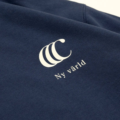 clumsy. PICTURES / LIMITED CCC HOODY（PILE LINING）- NAVY BLUE/WHITE
