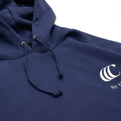 clumsy. PICTURES / LIMITED CCC HOODY（PILE LINING）- NAVY BLUE/WHITE