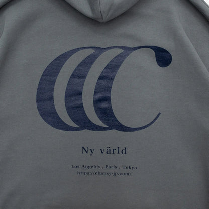 clumsy. PICTURES / LIMITED CCC HOODY（PILE LINING）- STONE/NAVY