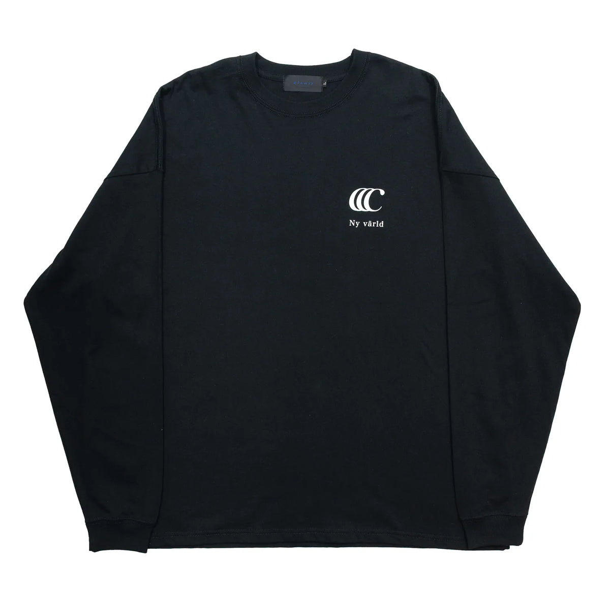 clumsy. PICTURES /  LIMITED CCC L/S TEE - BLACK/OFF WHITE