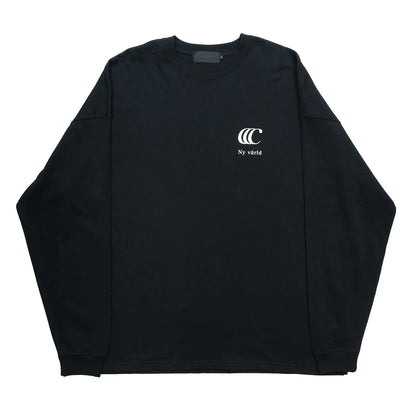 clumsy. PICTURES /  LIMITED CCC L/S TEE - BLACK/OFF WHITE