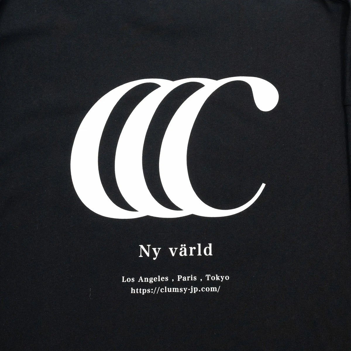 clumsy. PICTURES /  LIMITED CCC L/S TEE - BLACK/OFF WHITE