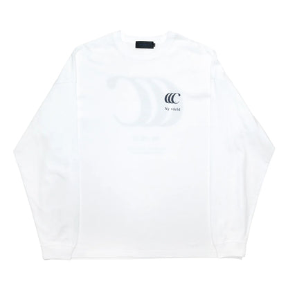 clumsy. PICTURES /  LIMITED CCC L/S TEE - WHITE/DARK NAVY