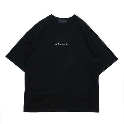 CLUMSY PICTURES VACATION S/S WIDE TEE - BLACK