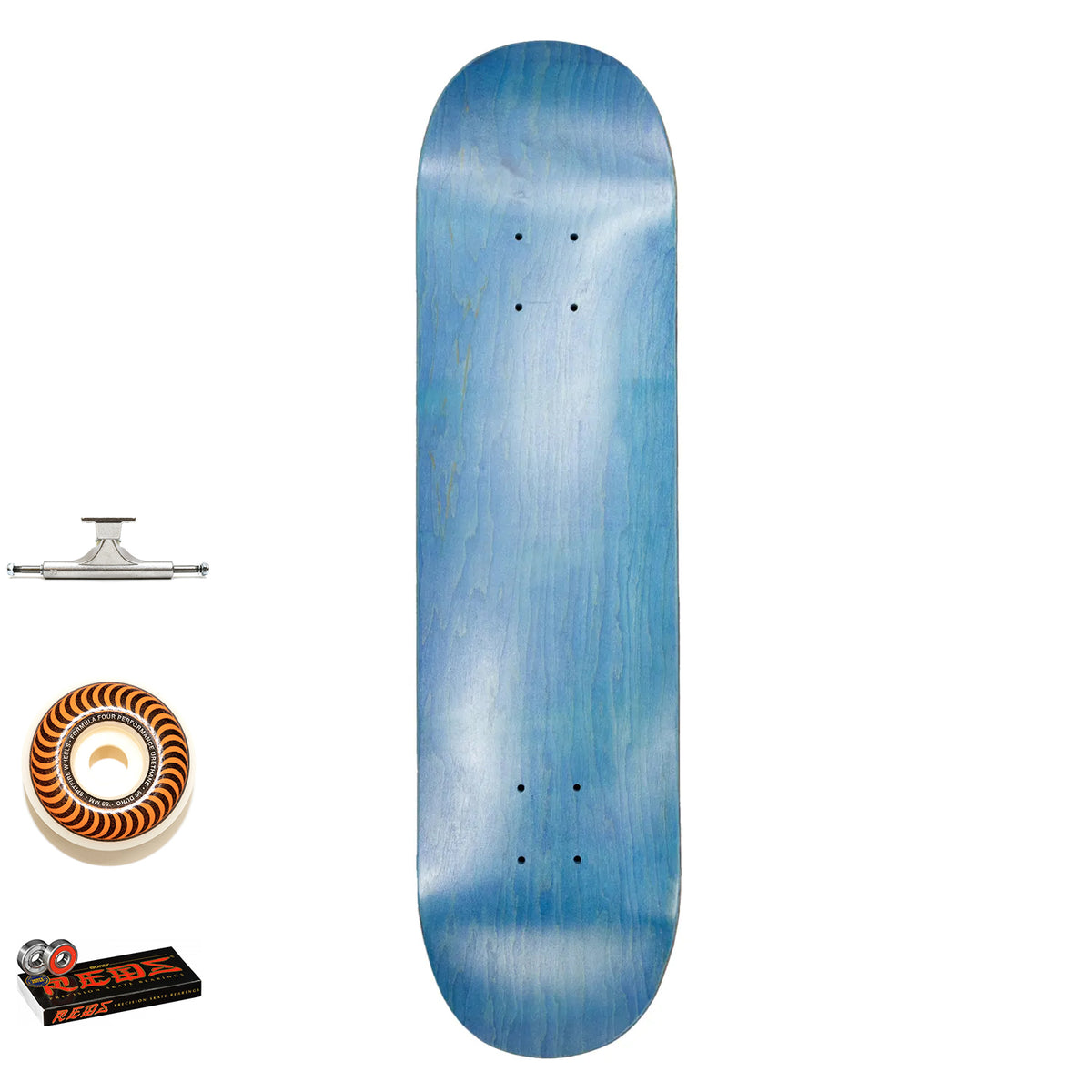 COMPLETE SET | BLANK DECK BLUE STAIN - 8.0