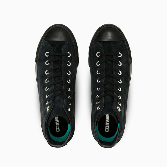 CONVERSE SKATEBOARDING(コンバーススケートボーディング)の大本命スケートシューズ「ALL STAR SK HI」の「BLACK MONOCHROME」の上面からの商品写真