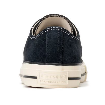 CONVERSE SKATEBOARDING(コンバース)の名作ALL STARのローカットをスケートシューズに昇華した「ALL STAR SK OX」のBLACK/WHITEカラーの背面から撮影した商品写真