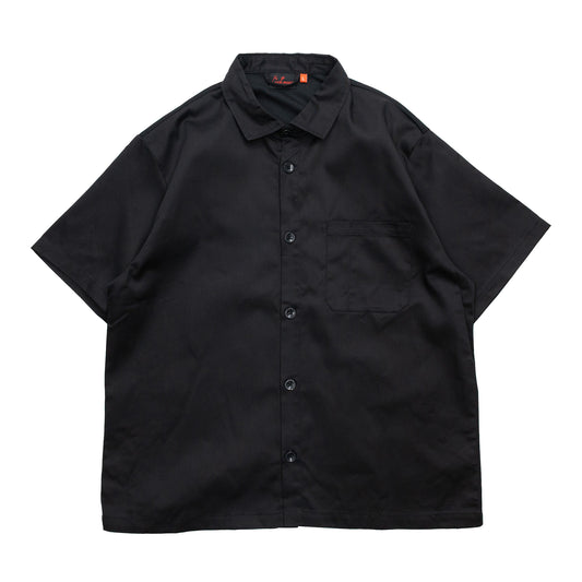 COOKMAN / BUSBOY MESH S/S SHIRTS - BLACK