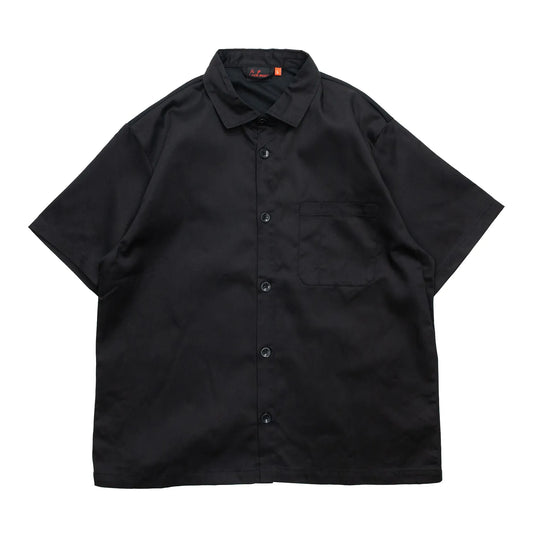 COOKMAN / BUSBOY MESH S/S SHIRTS - BLACK