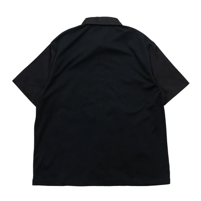 COOKMAN / BUSBOY MESH S/S SHIRTS - BLACK