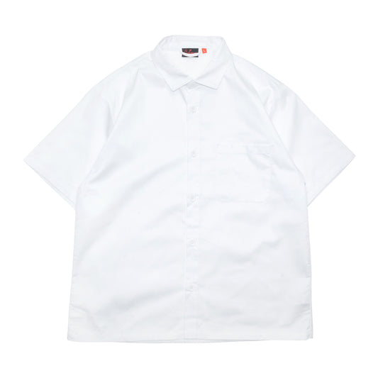 COOKMAN / BUSBOY MESH S/S SHIRTS - WHITE