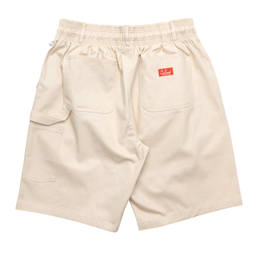 COOKMAN / CARPENTER'S HEAVY TWILL SHORTS - BEIGE