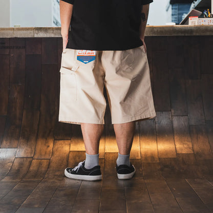 COOKMAN / CARPENTER'S HEAVY TWILL SHORTS - BLACK