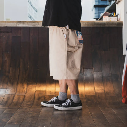 COOKMAN / CARPENTER'S HEAVY TWILL SHORTS - BLACK