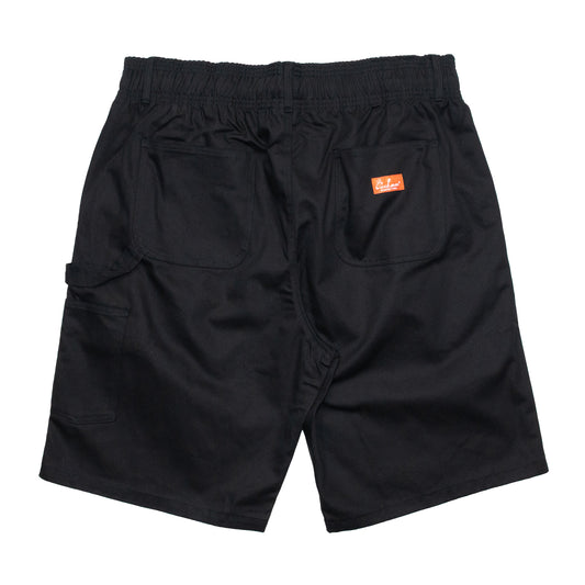 COOKMAN / CARPENTER'S HEAVY TWILL SHORTS - BLACK