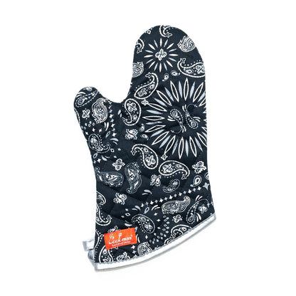 COOKMAN / PAISLEY MITTEN - BLACK