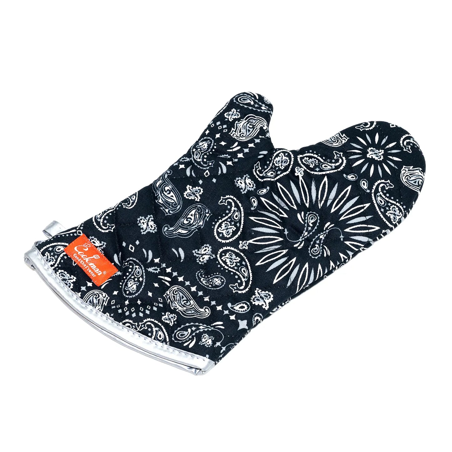 COOKMAN / PAISLEY MITTEN - BLACK