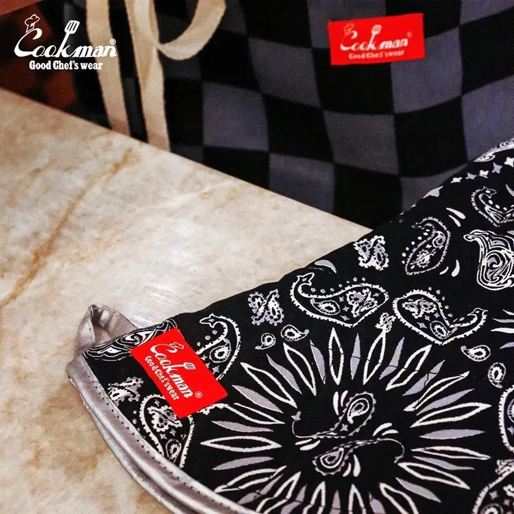 COOKMAN / PAISLEY MITTEN - BLACK