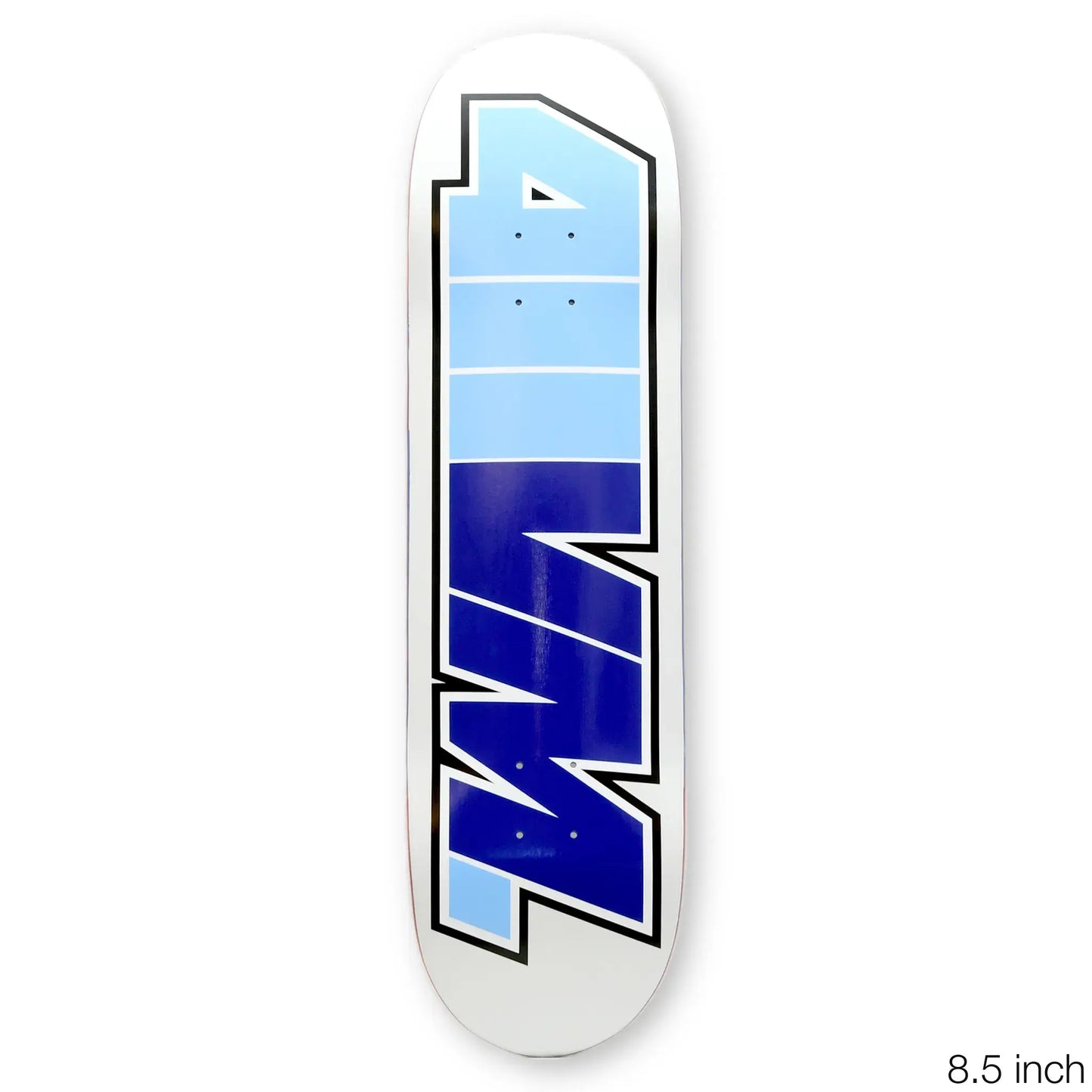 411VMのスケボー・スケートボードデッキ「411VM LOGO / 8.5インチ」のボトム面のメイングラフィック写真