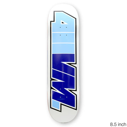 411VMのスケボー・スケートボードデッキ「411VM LOGO / 8.5インチ」のボトム面のメイングラフィック写真