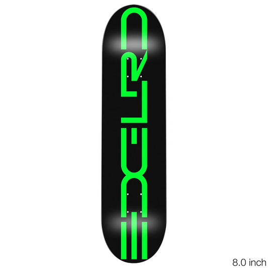 EDGLRD TEAM TECH SCRIPT BLACK/GREEN - 8.0