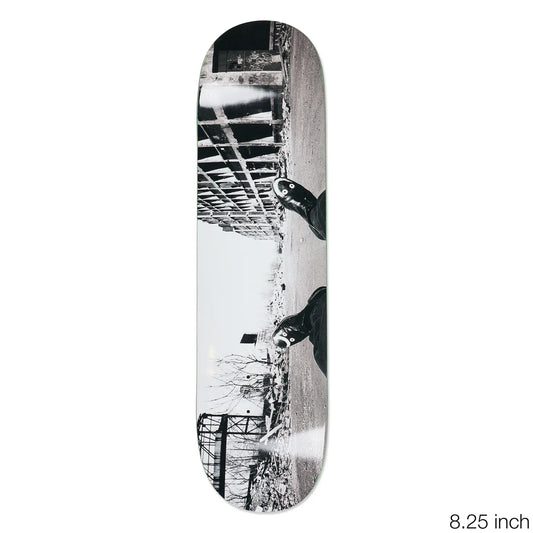 Polar Skate Co(ポーラー)のTEAMモデルのスケボー・スケートボードデッキ「HAPPY & SAD DETROIT」の8.25インチのメイングラフィックの写真