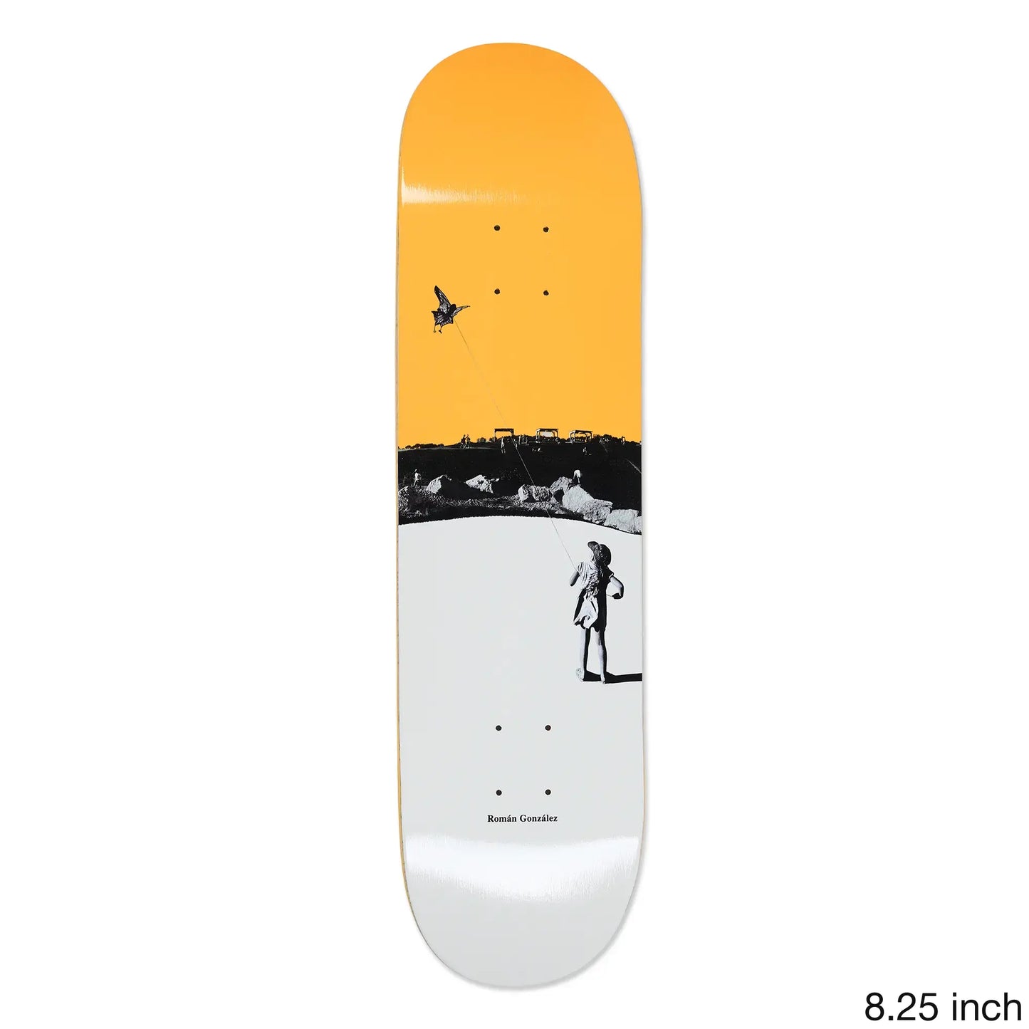 POLAR SKATE CO / ROMAN GONZALEZ | KITE YELLOW - 8.25