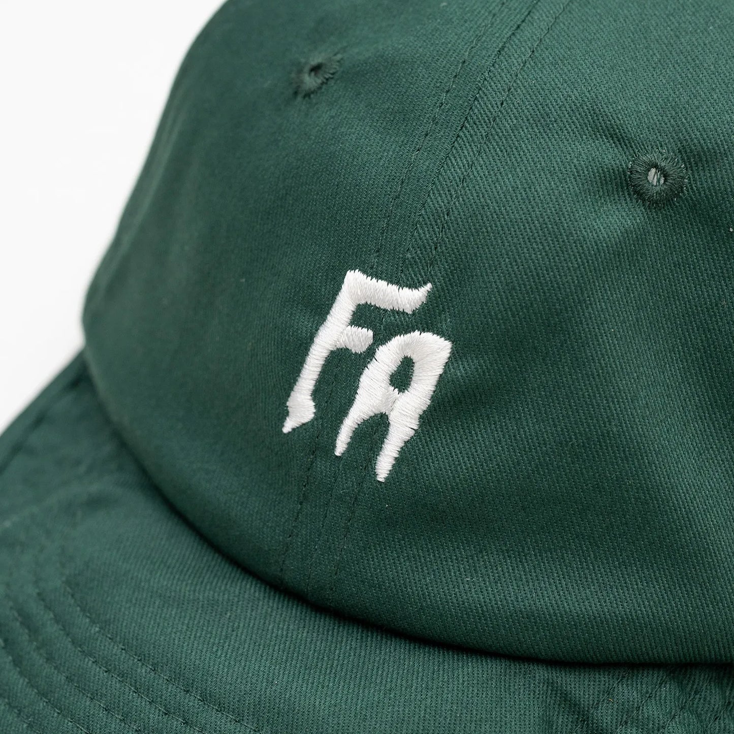 Fucking Awesomeを代表する人気キャップ「SEDUCTION FLOPPY HAT」のFOREST GREENカラーの正面のデザイン品写真