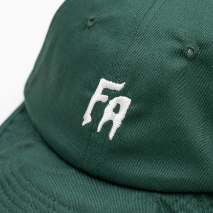 Fucking Awesomeを代表する人気キャップ「SEDUCTION FLOPPY HAT」のFOREST GREENカラーの正面のデザイン品写真
