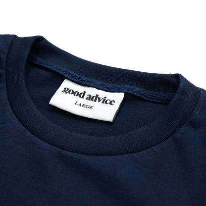 GOOD ADVICE CHAT LINE S/S TEE - ROYAL BLUE