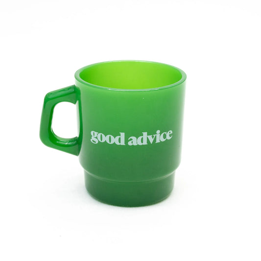 Good Advice / JADE GLASS COFFEE CUP