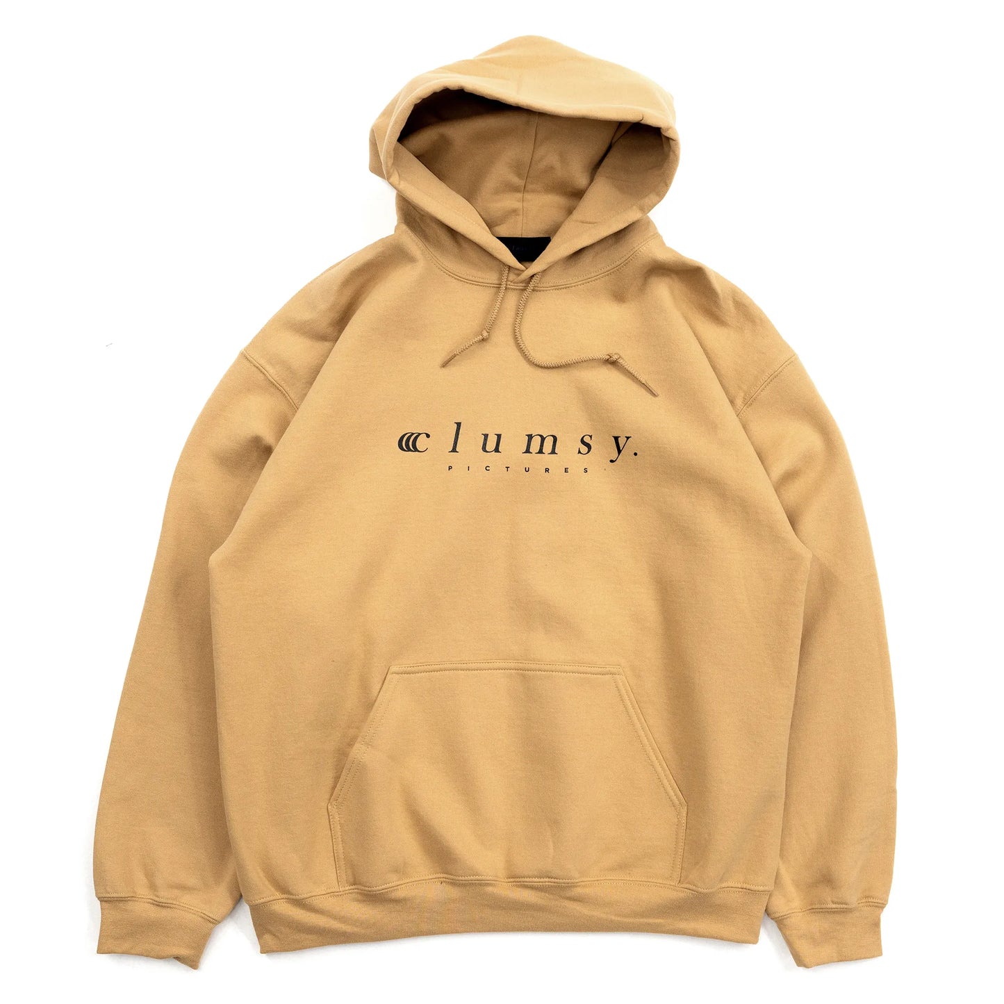 CLUMSY PICTURES ORIGINAL BARLOGO HOODY - GOLD