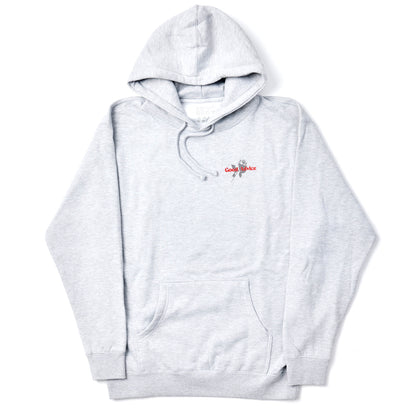 GOOD ADVICE CHAT LINE HOODIE - HT GRAY