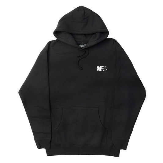 GOOD ADVICE GA LOGO HOODIE - BLACK