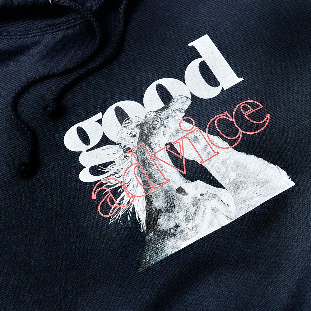 GOOD ADVICE KELPIES HOODIE - NAVY