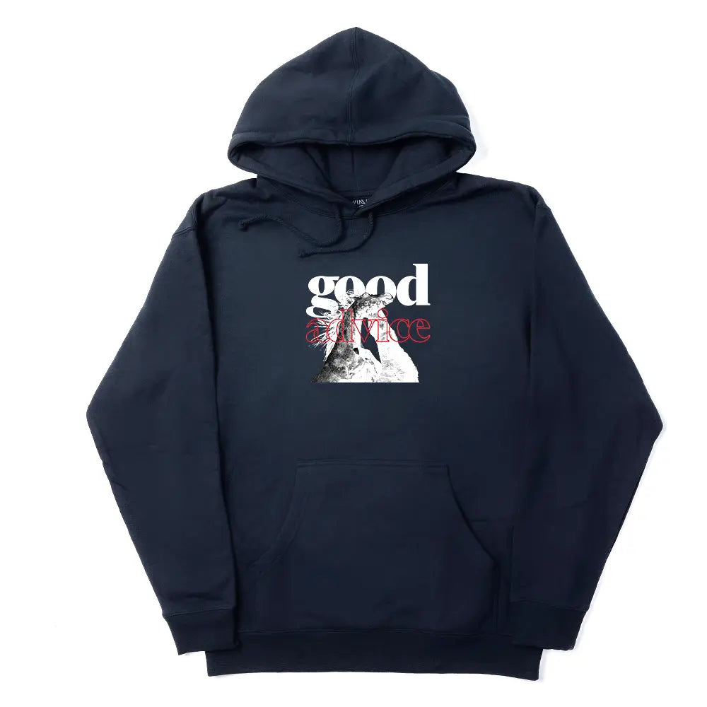 GOOD ADVICE KELPIES HOODIE - NAVY