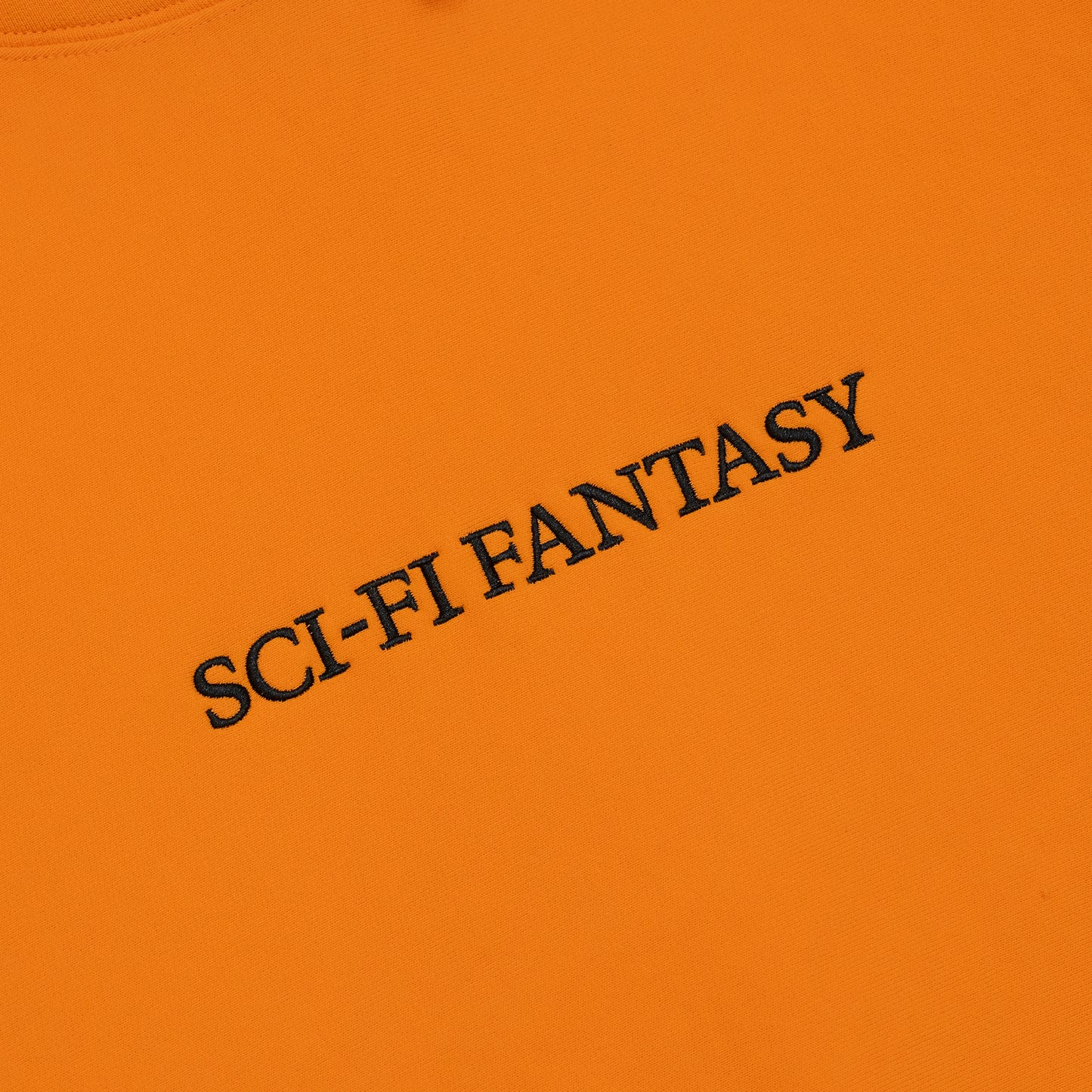 SCI-FI FANTASY LOGO HOODIE - CANTALOUPE