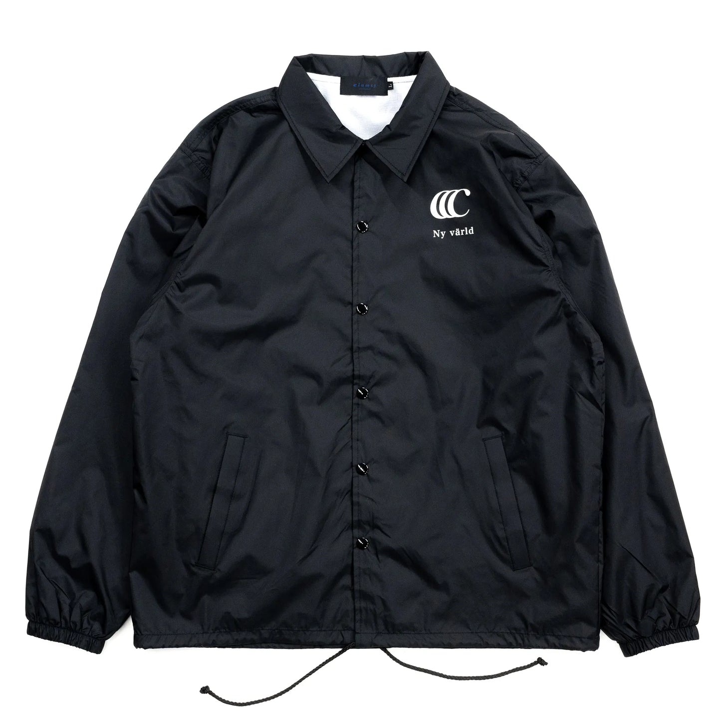 CLUMSY PICTURES LIMITED CCC COACH JACKET - BLACK