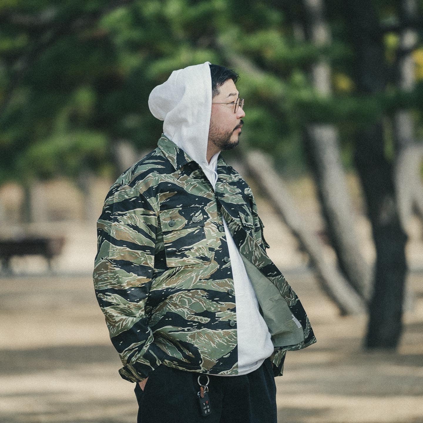 PRIME COTTON ARMY JACKET - TIGER STRIPE CAMO